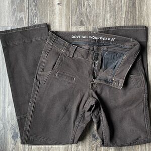 Dovetail Workwear Day Construct Jeans
Brown Color Size 12 Inseam 32